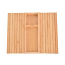 Bandeja com Porta-Copos para Sofá Mesa de Braço Dobrável em Madeira Organizador de Braço de Sofá Removível e Ajustável Para Lanches, Bebidas e TV