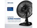 Ventilador Mondial Super Power 40 cm – 6 Hélices, 3 Velocidades, 140W – 110V