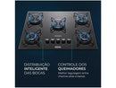 Cooktop 5 Bocas Mondial a Gás GLP Preto - Bivolt