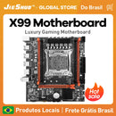 JIESHU X99 Placa-Mãe Gamer USB3.0 Memória DDR4 Dual Channel PCIEx16 LGA2011-3 Suporte M.2 NVME para Componentes de Computador Desktop