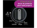 Cooktop 5 Bocas a Gás Consul Vidro Temperado - GLP - Bivolt