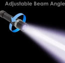 Led Swat Tactical Flashlight. Rechargeable Professional 608 with 1 or 2 stack