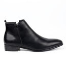 Botas Chelsea masculinas com zíper fashion