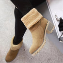 Bota Feminina Forrada com Pelo Sintético