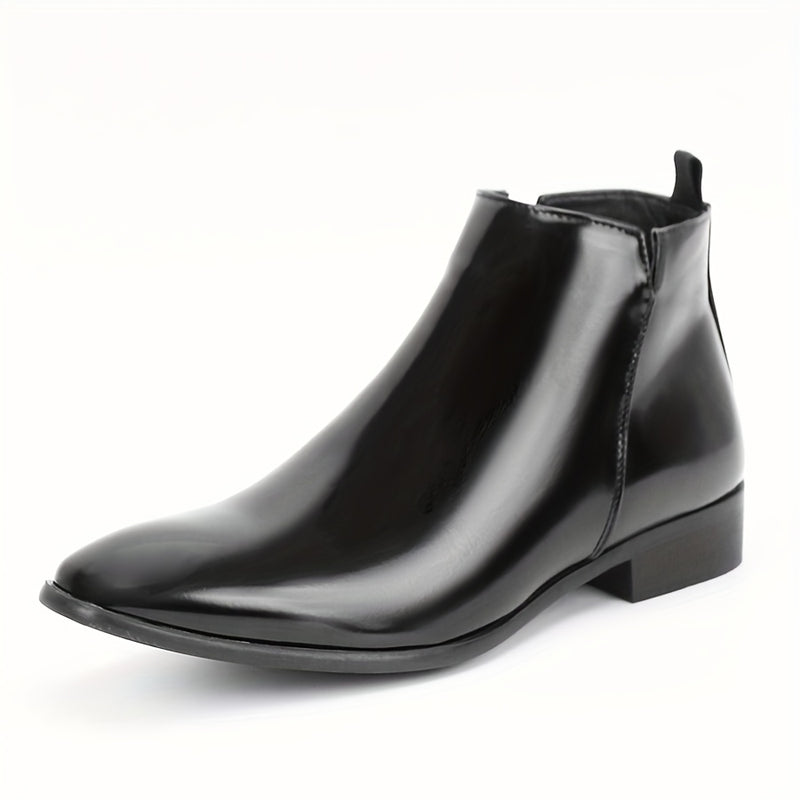 Botas Chelsea masculinas com zíper fashion