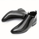 Botas Chelsea masculinas com zíper fashion