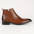 Botas Chelsea masculinas com zíper fashion