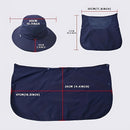 Chapéu Bucket com Proteção Solar e Máscara Removível