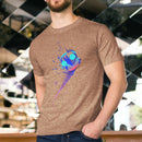 Camiseta Masculina GuGi – Bola Azul, 100% Algodão Macio, Estampada, CM01-501