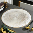 Conjunto de Peças de Jogos Americanos de Tecido Impermeável Poliéster Antideslizante para Mesa de Jantar e Cozinha