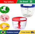 Mini Processador de Alimentos Neverdie – 900ml, Grande, com 5 Lâminas
