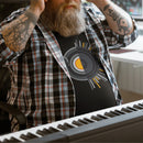 Camiseta Masculina GuGi – Disco de Vinil, Caixas de Som, Música Retro Rock Anos 70, CM01