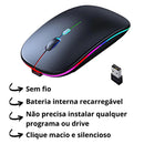 Mouses Wireless Recarregável Led Rgb 2.4 Ghz Sem Fio