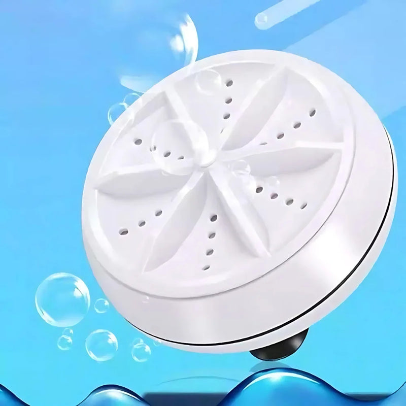 Mini Lavadora Portátil Rotativa com Balde