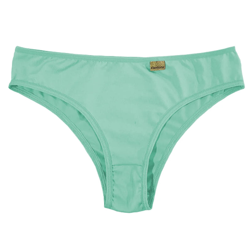 Kit com 10 Calcinhas Confortáveis – Lisa, Microfibra, Para o Dia, Lingerie Feminina