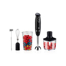 Kit Processador/Mixer 4 em 1 600W, Mini Liquidificador Portátil, Processador Elétrico de Alimentos, Prático e Versátil para Cozinha