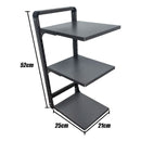 Organizador de Panelas e Tampas, Suporte Ajustável para Utensílios de Cozinha, Panela de Fritura, Preto 6022