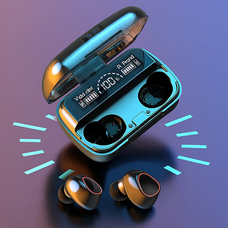 5.1 Bluetooth Headset with LED Case Digital