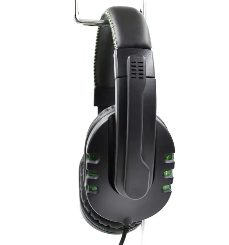 Headset Gamer P3 com Microfone e Graves para PC, Jogos, Som de Alta Qualidade, Confortável para Longas Sessões