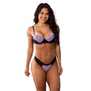 Conjunto de 3 Lingeries com Sutiã com Bojo e Calcinha, Renda Confortável, Colorido, Elegante e Vibrante