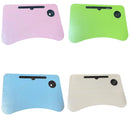Mesa Dobrável de Madeira Portátil para Cama Estudo e Notebook Multifuncional para Lanches