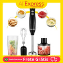 Kit Processador/Mixer 4 em 1 600W, Mini Liquidificador Portátil, Processador Elétrico de Alimentos, Prático e Versátil para Cozinha