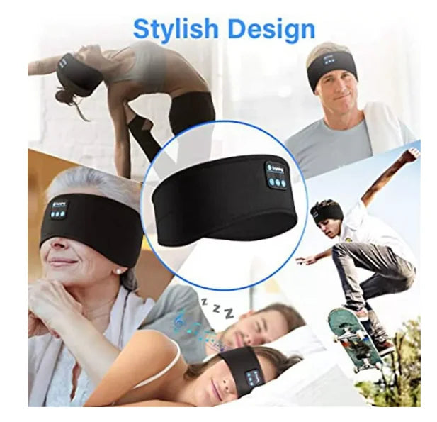 Headset Bluetooth Esportivo com Faixa para Dormir e Treino - Neverdie Store