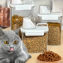 Pote Hermético com Medidor, Bico Dosador para Cozinha, Anti-Umidade, Multiuso, Lavanderia, Armazenamento Prático, Organizador Compacto