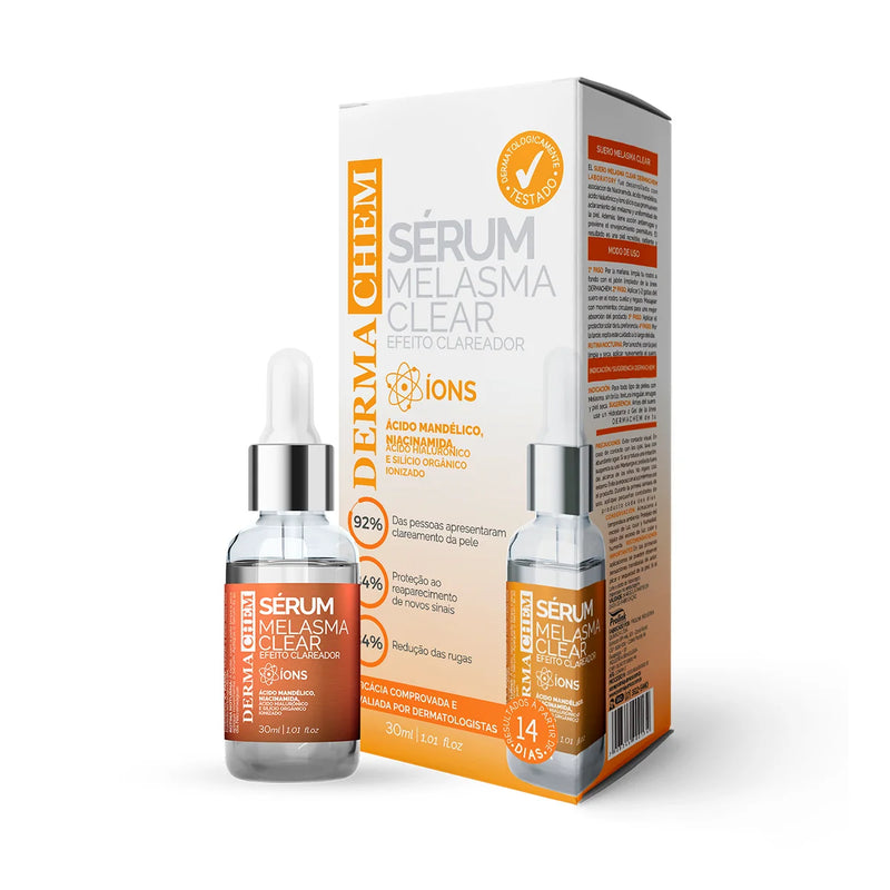 Sérum Clareador Clear Melasma – Efeito Clareador, Dermachem