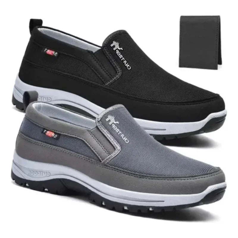 2 Paired Male Moccasin Orthopedic Tennis Kit + Wallet