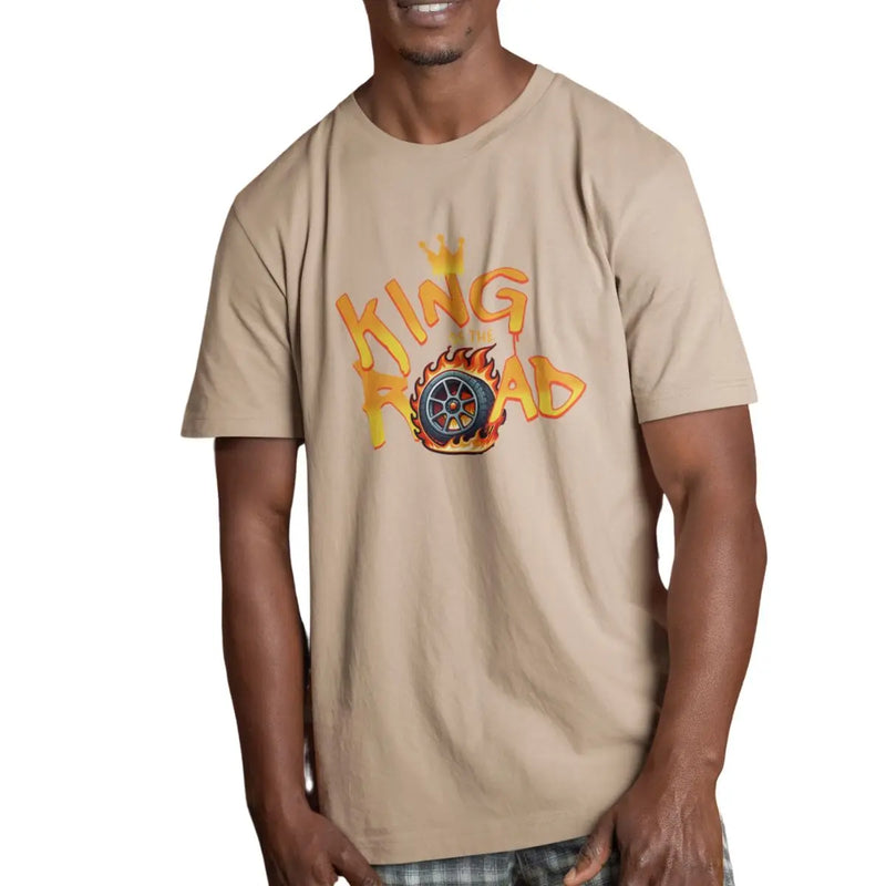 Camiseta Básica Masculina GuGi – King of the Road, Nascar, Rally, Fórmula 1, 100% Algodão Premium