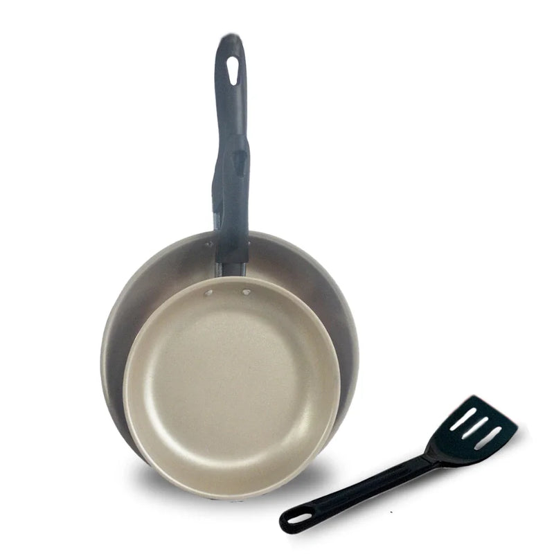 Conjunto de 3 Frigideiras Antiaderentes Globalflon Teflon com Frigideira para Omelete à Francesa
