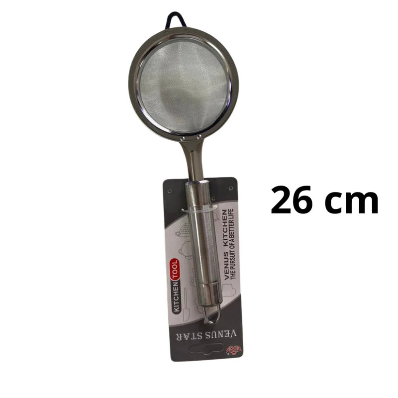 Kit de até 3 Peneiras Inox Acessório e Utensílio de Cozinha