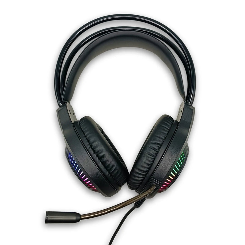Headset Gamer Ult-G9 Fone de Ouvido com Microfone RGB LED Compatível com PS4, PS5, Xbox One, Celular e Computador