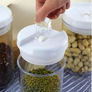 Pote Redondo Hermético de 2000 mL – Potes de Acrílico Multiuso para Cozinha