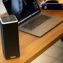 Soundbar Bluetooth 50W – Caixa de Som Portátil, Graves Potentes 2.0, USB, Aux P2, Rádio, Preta, para TV, PC, Celular e Música