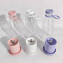 KIT 3 CONJUNTOS Mini Liquidificadores Elétricos Portátil 380mL Recarregável Prático Suco de Frutas Smoothie CORES ALEATÓRIOS