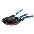 Conjunto de 3 Frigideiras Antiaderentes Globalflon Teflon com Frigideira para Omelete à Francesa