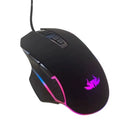 Mouse Gamer RGB com Fio Com Botões Laterais 4800 DPI Para Jogos Mouse Ergonômico para PC Computador Gamer