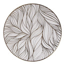 jogo americano de 4 peças feito em tecido impermeável de poliéster, ideal para ser usado em mesas de jantar ou cozinha.