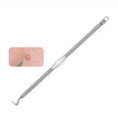 Kit Profissional Extrator de Espinhas – 4 Peças/Conjunto, Dupla Ponta com Pinça, Extrator e Agulha, para Salão