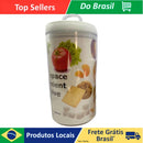 Pote Redondo Hermético de 2000 mL – Potes de Acrílico Multiuso para Cozinha