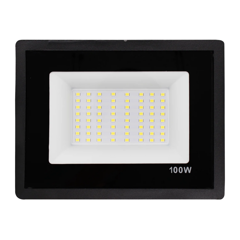 Refletor LED 100W Spotlight Bivolt À Prova d'Água Luz Forte