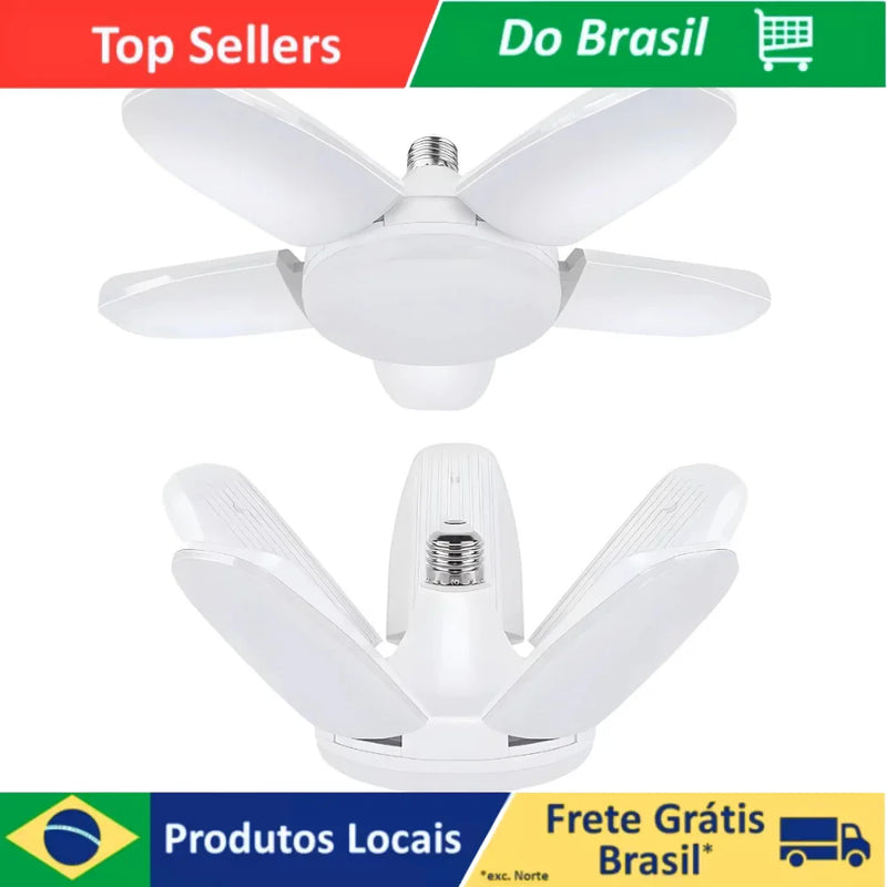 Lâmpada Led Luminária Multifuncional em Formato de Pétalas Dobrável