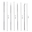 Kit Profissional Extrator de Espinhas – 4 Peças/Conjunto, Dupla Ponta com Pinça, Extrator e Agulha, para Salão