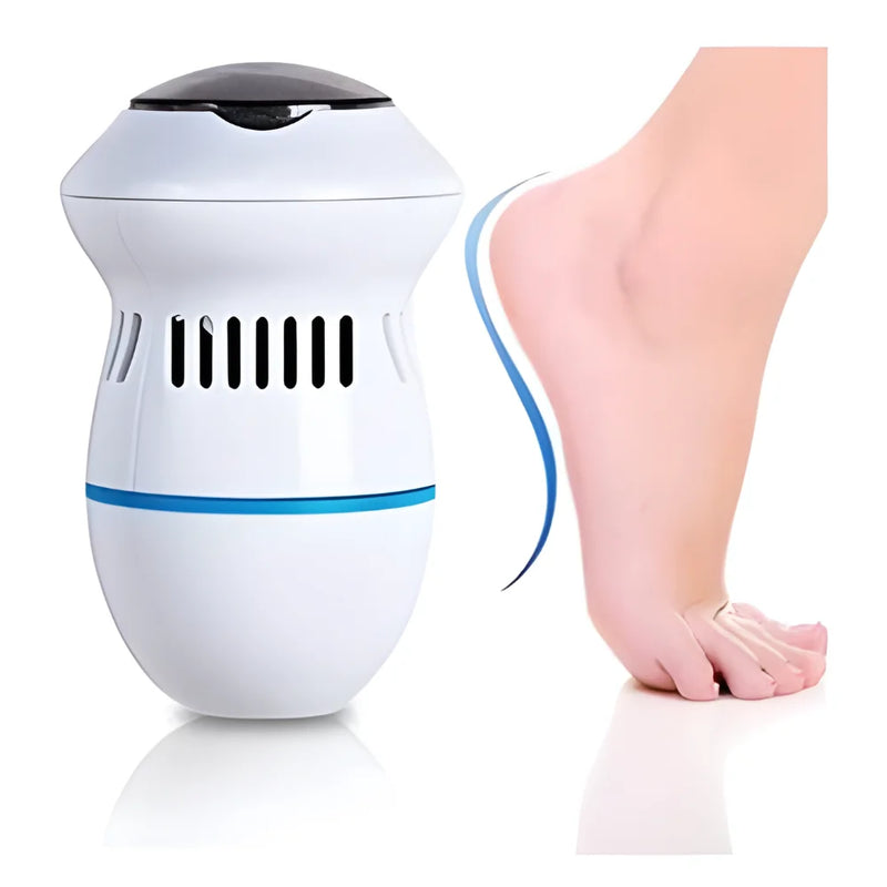 Lixador de pé Eletrico 2 Niveis de Potencia, Esfoliador Recarregável Elétrico Para Pés Lixa Elimina Calos