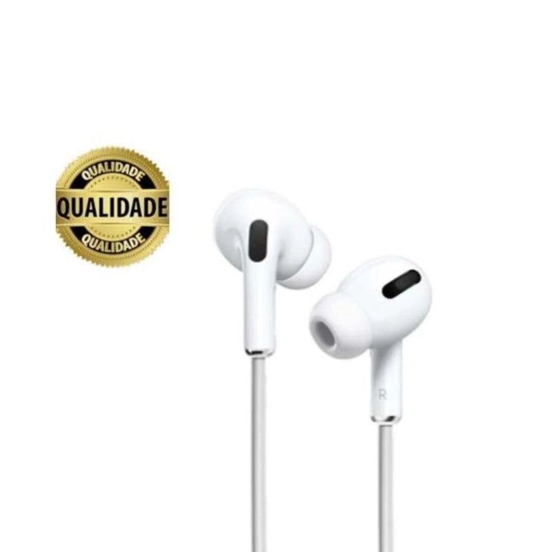 Fones de Ouvido com Fio e Microfone Headset Esportivo Chamadas para Celular Qualidade Original para Computador
