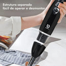 Kit Processador/Mixer 4 em 1 600W, Mini Liquidificador Portátil, Processador Elétrico de Alimentos, Prático e Versátil para Cozinha