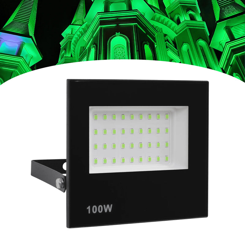 Refletor LED 100W Spotlight Bivolt À Prova d'Água Luz Forte