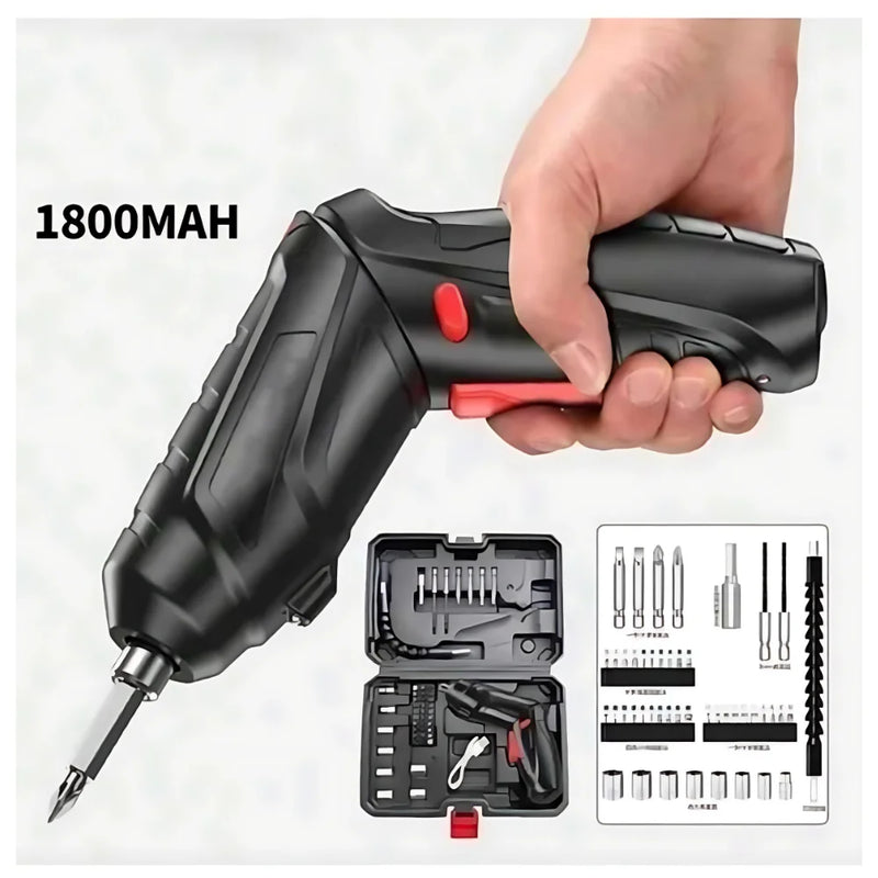 Mini Portable USB Rechargeable Screw Kit 47 Keys 360 Degree Wireless Bivolt